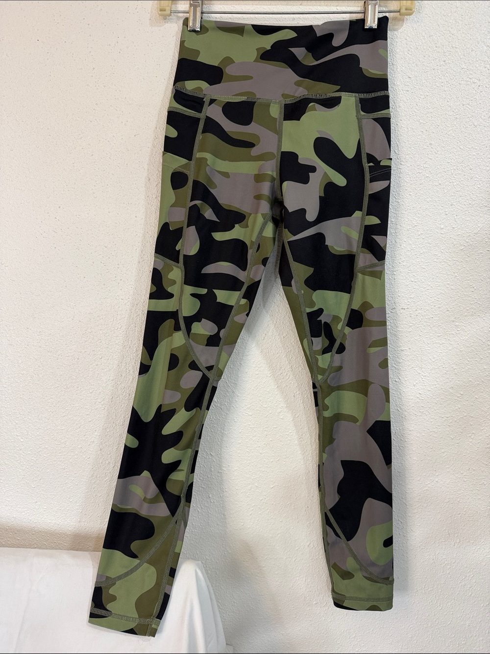 ZYIA Women’s Camo Leggings - Green, Black, Gray